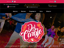 Tablet Screenshot of delcarajo.com.pe